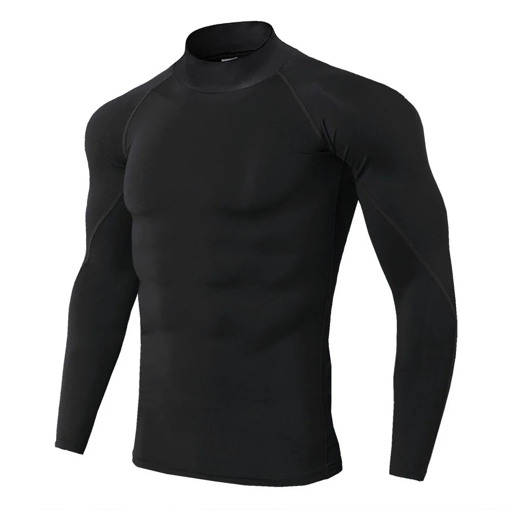 Compression T Shirt Men Long Sleeve Bodybuilding Sport Tees Casual Quick Dry Gym Fitness Workout Jogging Sport Tops Men Jersey